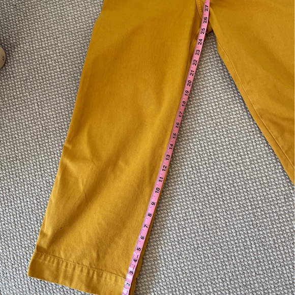 & Other Stories High Rise Wide Leg Mustard Jeans - Picture 8 of 10